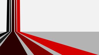 red black stripes on the banner
