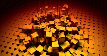 geometry arrangement fontaine cubes