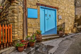 Old Architecture House in village