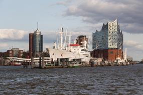 hamburg skyline port city port