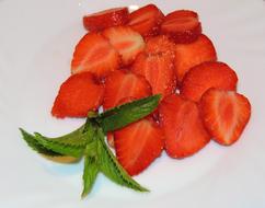 Strawberries and Mint