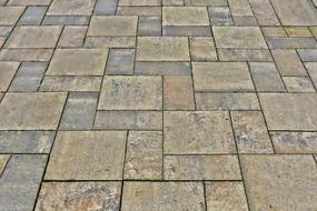 natural stone walkway, close-up