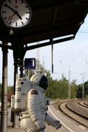 Clock astronaut