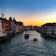 Venice Venetian City at sunset