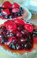 Juicy berry pie