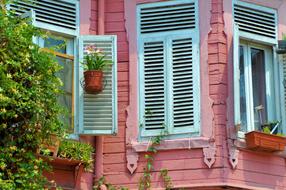 Window Pink facade