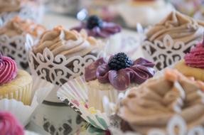 berry cupcakes
