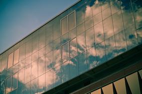 Glass Window Reflection building