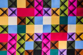 colorful Texture Fabric detail
