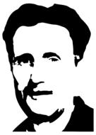 eric blair george orwell drawing