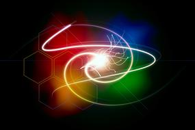 Technology Bright as background