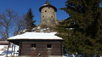 snowy Roya Saadat Castle Outdoors