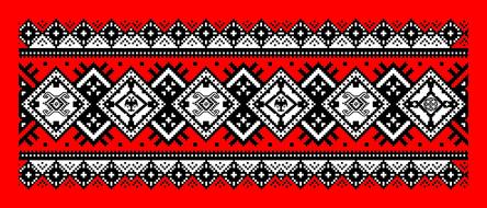 serbia art decoration pattern style