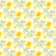yellow floral background scrapbooking