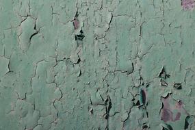 cracked paint on wall