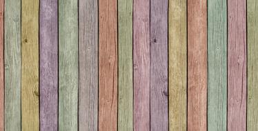 colorful Wood Boards Texture