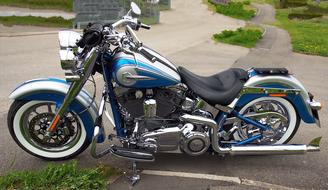 shiny Motorcycle Harley