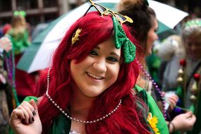 Hot Springs St Paddys Day Woman