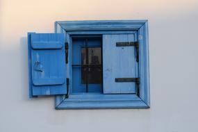 Window Wooden Blue