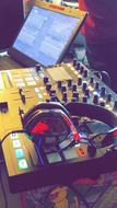 Music Board and headphones