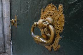 Door Copper Gold handle
