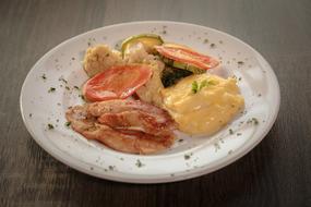 potatoes and vegetables
