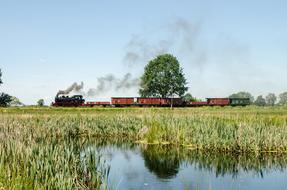 Historically Steam Locomotive smoke