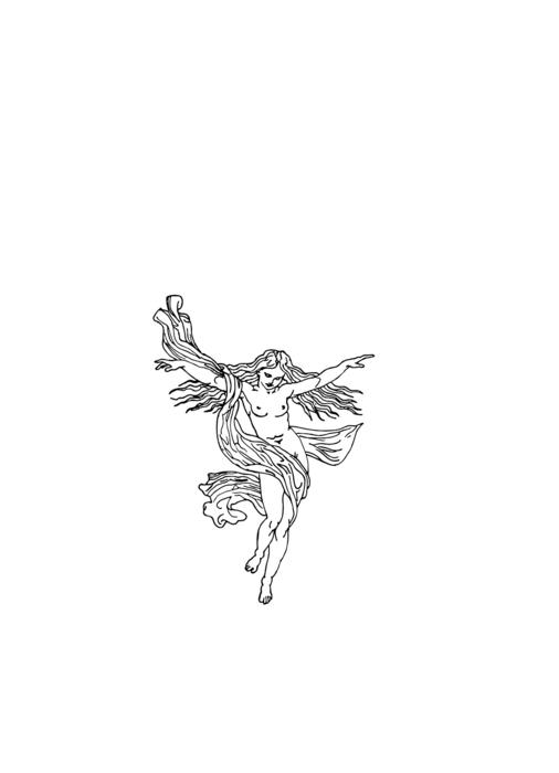 woman art sketch vintage nude