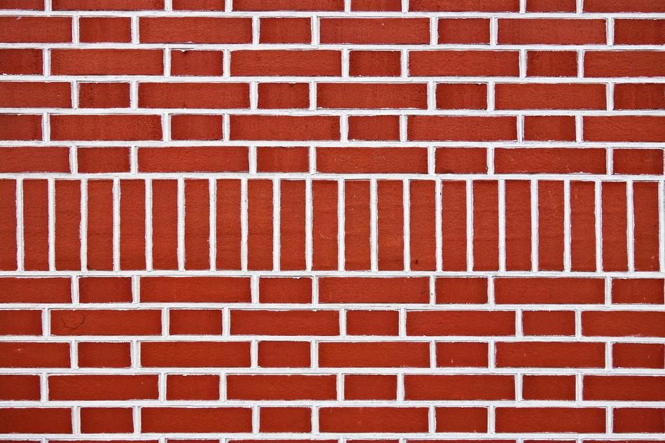 Brick Wall Red
