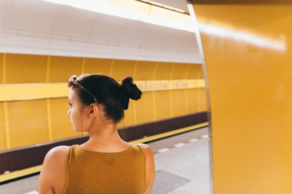 Yellow Transport Girl