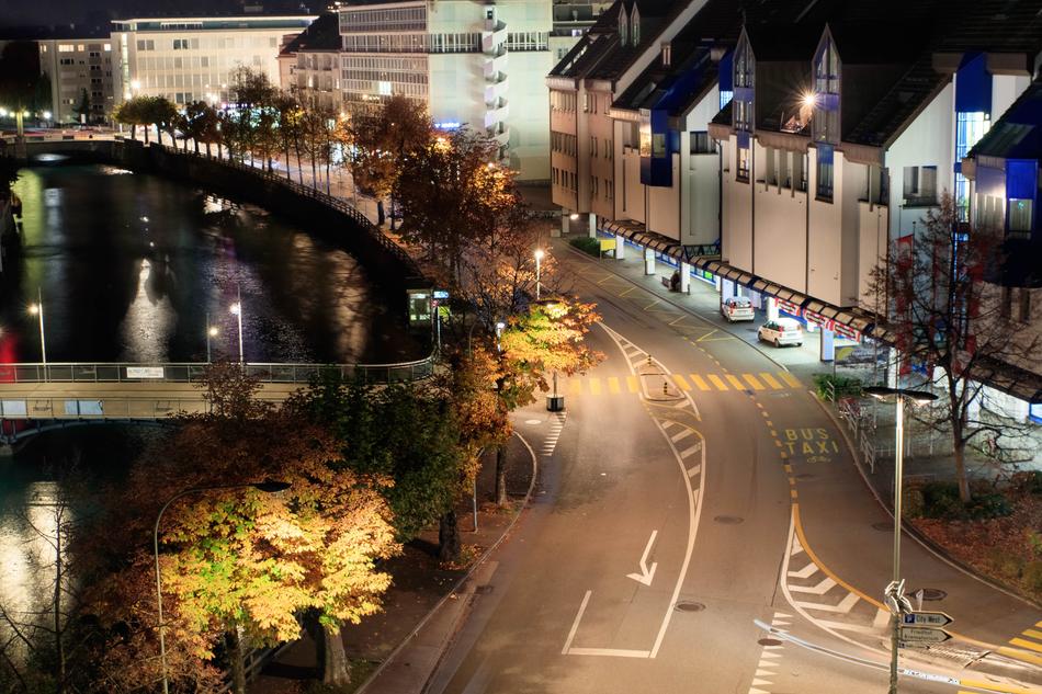 Night Road Photograph