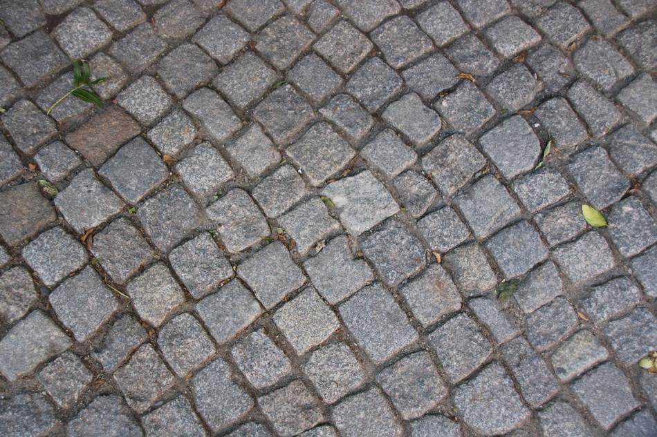 stone floor in the city