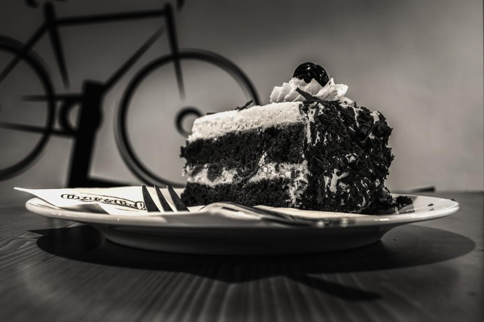 dark piece of cake