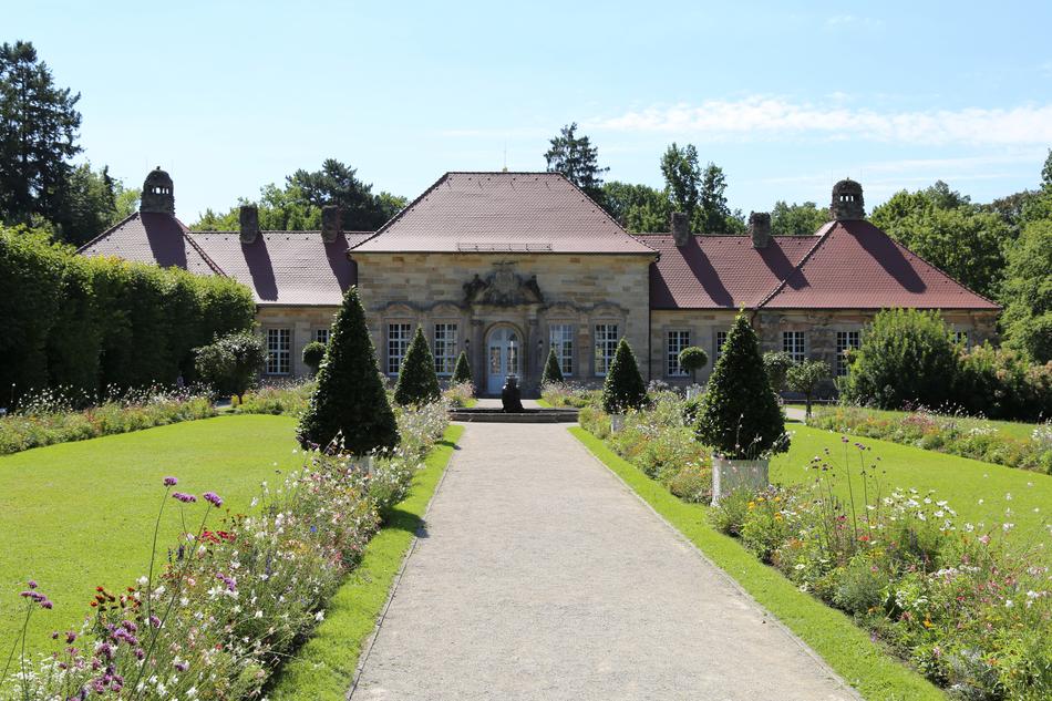 the road leading to the garden house