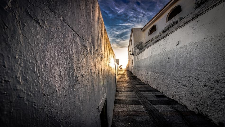 Street Sunset Light