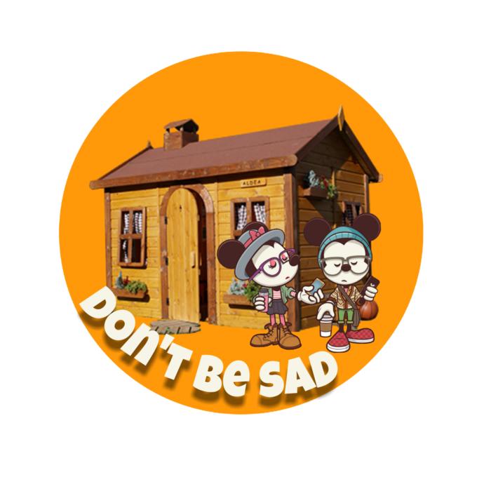 wooden house with mice