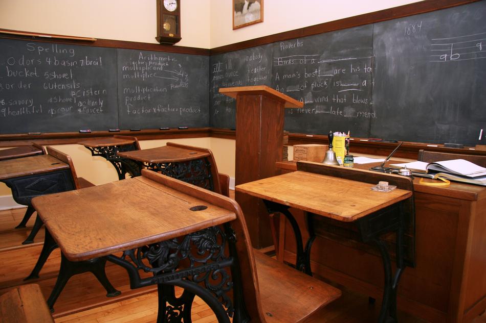 Schoolroom, Vintage interior