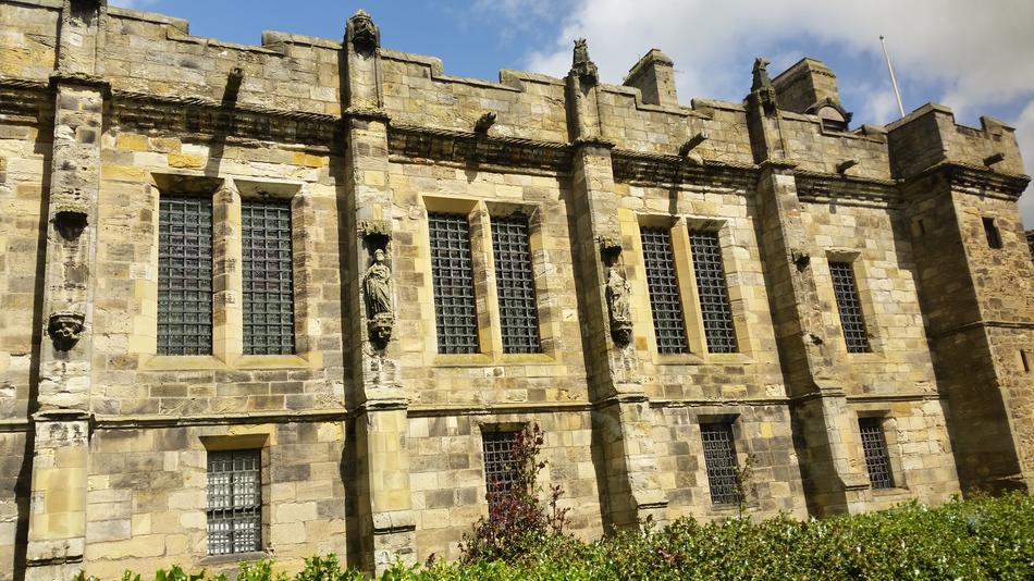 Falkland Castle facade in Scotland