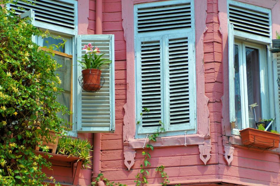 Window Pink facade