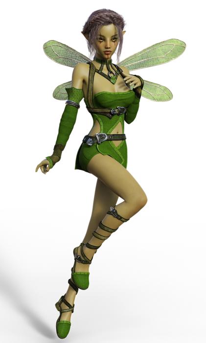 fee elf wing fairy fae woman