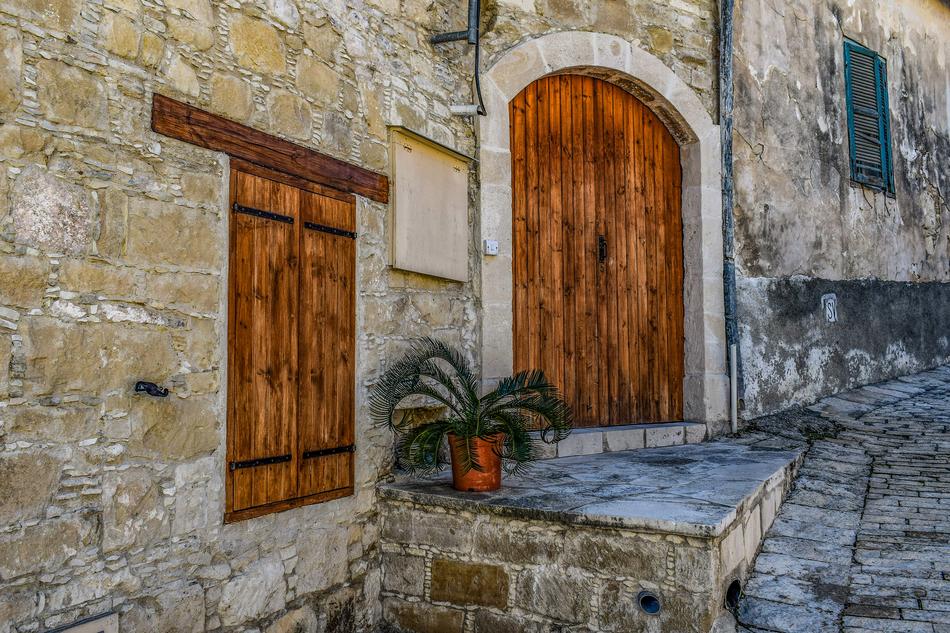 Old House Door and Window