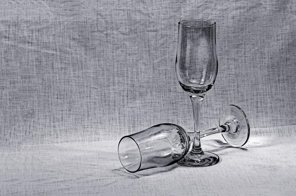 Pencil Drawing of Glass Background