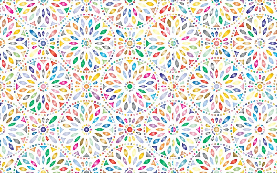 decorative flowery abstract background