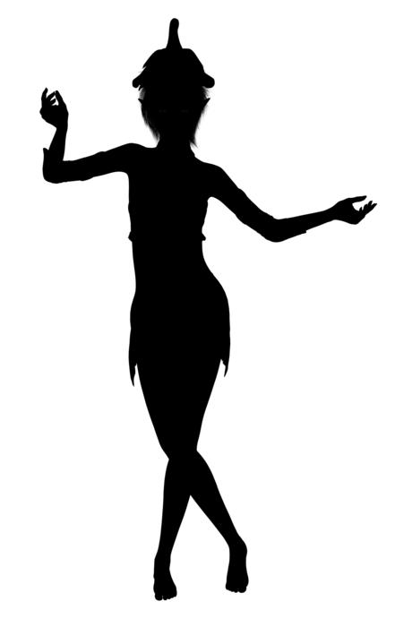silhouette elf wing fairy fae