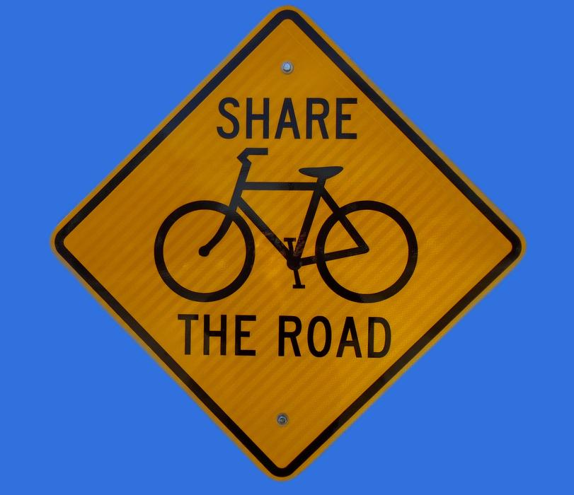 Warning Sign Bicycle