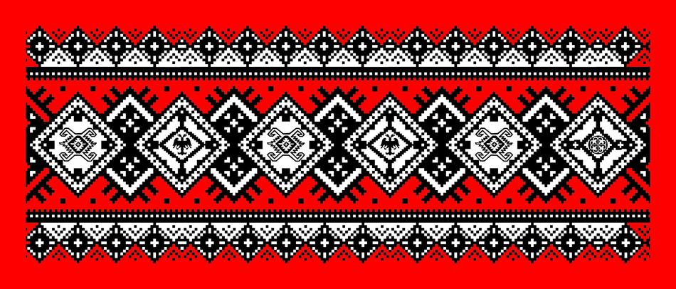 serbia art decoration pattern style