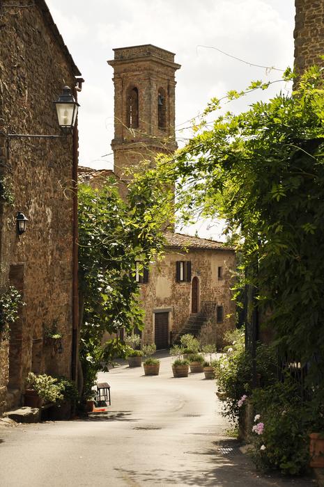 picturesque old village, Italy, tuscany, Volpaia