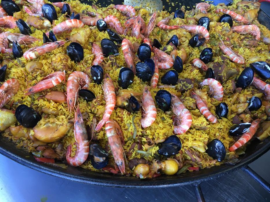 Rice with shrimp