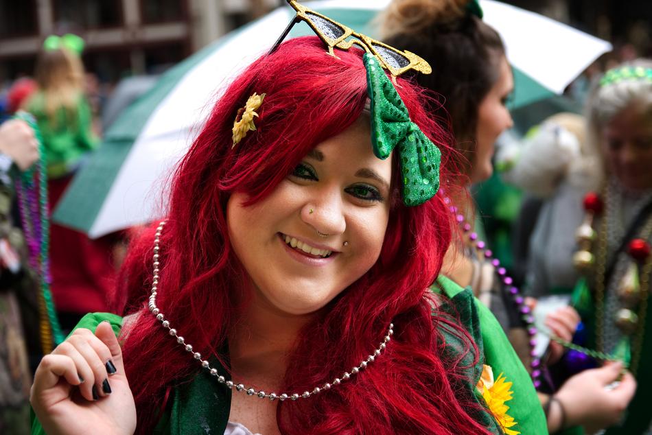 Hot Springs St Paddys Day Woman