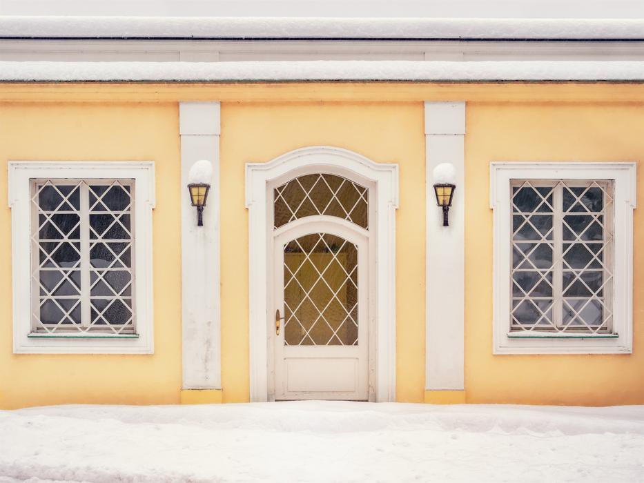 Facade Yellow Door